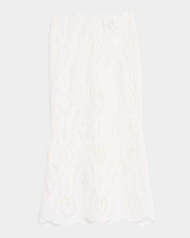 Kenzie Eyelet-Embroidered Maxi Skirt